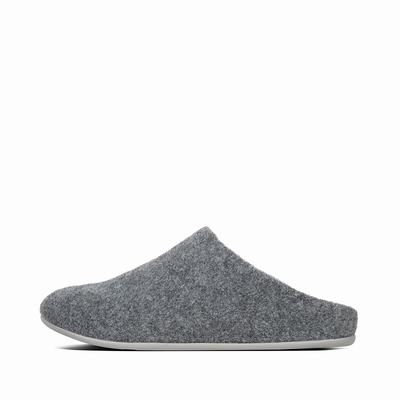 Fitflop Chrissie Felt - Hausschuhe Damen - Grau Grau (CAG426713)